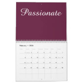 グラマラス感動的カレンダー カレンダー (2月 2026)