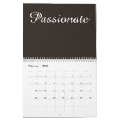 グラマラス感動的カレンダー カレンダー (2月 2026)