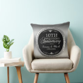 グラマラス第10シルバー結婚ズテンプレート クッション (椅子)