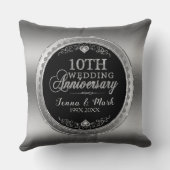 グラマラス第10シルバー結婚ズテンプレート クッション (裏面)