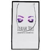 グラマラス紫の目&眉の水色ありがとう スモールペーパーバッグ (正面)