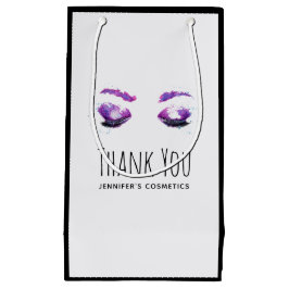 グラマラス紫の目&眉の水色ありがとう スモールペーパーバッグ