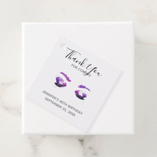 グラマラス紫の目&眉の水色ありがとう フェイバータグ (インサイチュ)