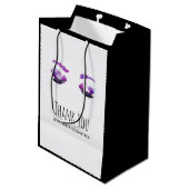 グラマラス紫の目&眉の水色ありがとう ミディアムペーパーバッグ (裏面アングル)