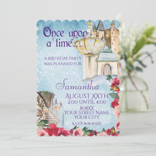 グラマラス美しいとビーストフェアリーテーマ 招待状 (スタンド正面)