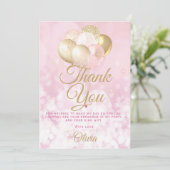 グラマラス誕生日パーティーサンキューカード サンキューカード (スタンド正面)