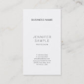 グラマラス金ゴールドデザインプロフェッショナルプレーンモダン 名刺 (裏面)