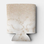 グラマラス金ゴールドホワイトグリッターマーブルグラディエントグラデーション 缶クーラー (裏面)