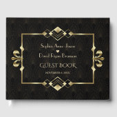 グラマラス金ゴールドローリング20のアールデコ ゲストブック (正面)