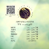 グラマラス金ゴールド&ブラックネイルサロン ウィンドウサイン (シート3)