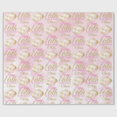 グラマラス16誕生日風船 ラッピングペーパー (フラット)