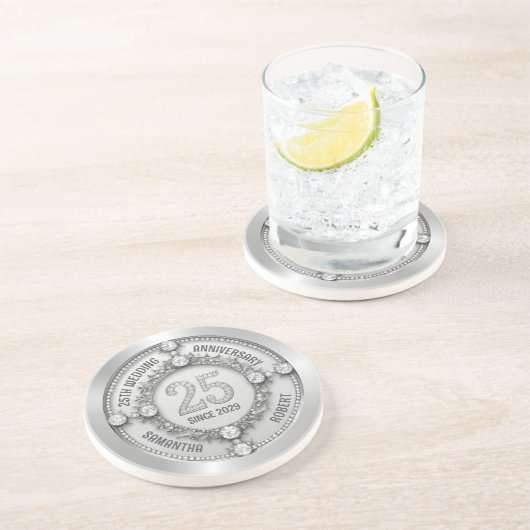 グラマラス25結婚周年 コースター (側面)