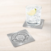 グラマラス25結婚周年 スクエアペーパーコースター (インサイチュ)