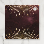 グラマラス アートデコ バーガンディ ヴィンテージ デコ ありがとう フェイバータグ (裏面)