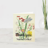 グラマラス、クラシー「ありがとう」ナースサンキューカード カード (正面)