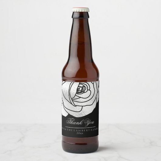 グラマラス、シルバーバラ ビールラベル (正面)