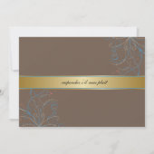 グラマラス スワールズ - RSVP カード (裏面)