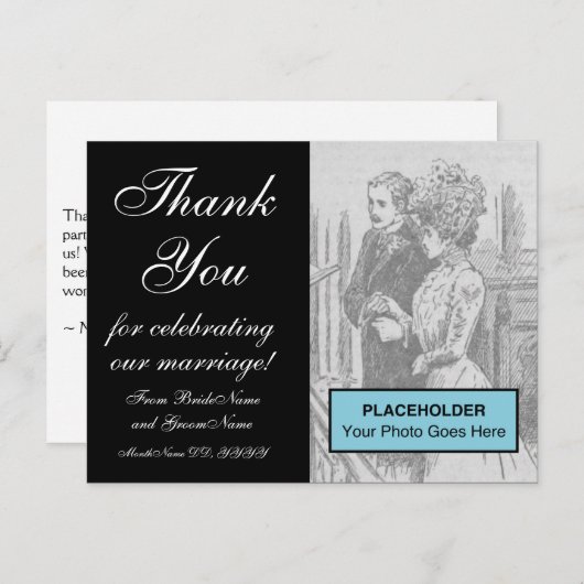 グラマラス&ファンシー「ありがとう」ポストカード ポストカード (正面/裏面)