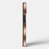 グラマラス ローズゴールド サイン 波型 ネイビーブルー Case-Mate iPhoneケース (裏面 / 右)