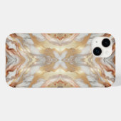 グラマラス ローズゴールド ラグジュアリー トレンディーな大理石の蝶 Case-Mate iPhoneケース (裏面 (横))
