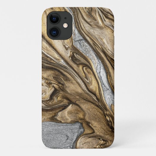 グラマラス 002 リキッド ブラウン カラー Case-Mate iPhoneケース (裏面)