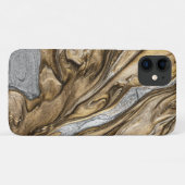 グラマラス 002 リキッド ブラウン カラー Case-Mate iPhoneケース (裏面(横))