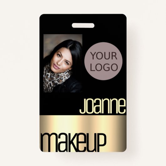 グラマラーラグジュアリーエレガント美しいサロンバラ金ゴールド バッジ (正面)