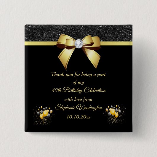 グラマリーエレガンス誕生日サンキューオファースト 缶バッジ (正面)