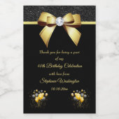 グラマリーエレガンス誕生日 ワインラベル (シングルラベル)