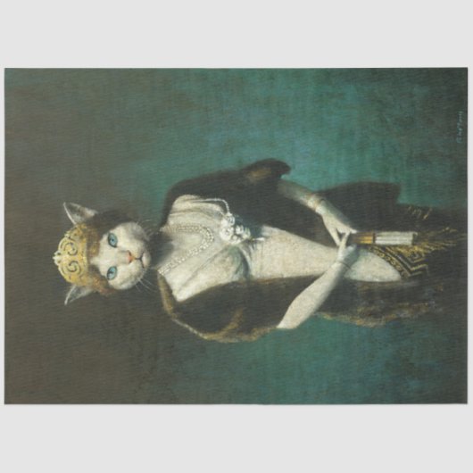 グラマリーキャットレディティッシュペーパー 薄葉紙 (正面)