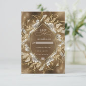 グラマリーゴールデンをテーマにしたフローラ結婚ズ 出欠カード (スタンド正面)