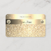 グラマリーゴールデングリッターきらめくスターズダイヤモンド 名刺 (正面)