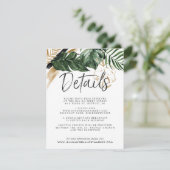 グラマリーサマーグリーン結婚リーズゲスト詳細 エンクロージャーカード (スタンド正面)