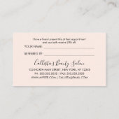 グラマリーシックバラ金ゴールドグリッターピンクモダン 紹介カード (裏面)