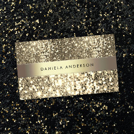 グラマリーシャンパーニュ金ゴールドグリッターラグジュアリー 名刺