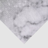 グラマリーシルバーグリッターホワイトマーブルグラデーション 薄葉紙 (詳細)