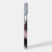 グラマリーシルバーグリッターiPhoneケース Case-Mate iPhoneケース (裏面 / 右)