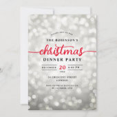 グラマリーシルバーライツクリスマスディナーパーティー 招待状 (正面)