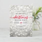 グラマリーシルバーライツクリスマスディナーパーティー 招待状 (スタンド正面)