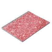 グラマリースパークリピンクグリッター ノートブック (左側)