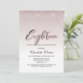 グラマリーダスティーバラピンクダイヤモンド18誕生日 招待状 (スタンド正面)