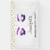 グラマリーパープルアイズウォーターカラーバチェロレッテ 横断幕 (縦)