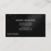 グラマリーブラックグリッタードリップ 名刺 (裏面)