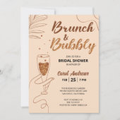 グラマリーブランチ&バブリーブライダルシャワー 招待状 (正面)