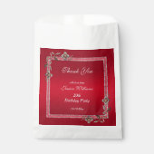 グラマリールビーレッドジェム&グリッター誕生日 フェイバーバッグ (正面)