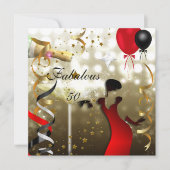 グラマリーレディーファブラス5050誕生日パーティー 招待状 (正面)