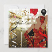 グラマリーレディーファブラス5050誕生日パーティー 招待状 (正面)
