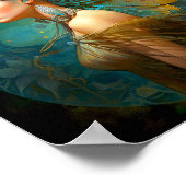 グラマロースフェアリー女性ファンタジーアート ポスター (角)