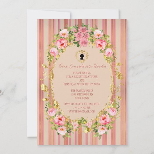 グラマローリージェンシーエラSweet sixteen招待状 招待状 (裏面)