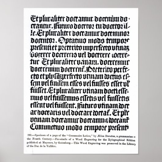 「グラマワール・ラティン」のページ ポスター (正面)